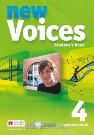 Voices New 4 podręcznik (wersja wieloletnia) [KSIĄŻKA]