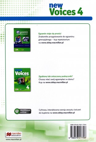 Voices New 4 Zeszyt do jęz. angielskiego [KSIĄŻKA]