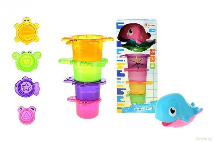 Water Fun - Kubeczki i wieloryb