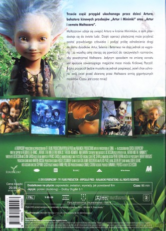 Artur i Minimki 3: Dwa Światy (booklet) [DVD]