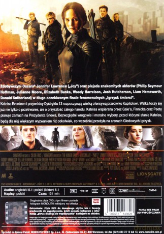 Igrzyska Śmierci: Kosogłos Część 2 [DVD]