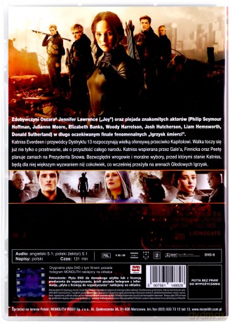 Igrzyska Śmierci: Kosogłos Część 2 [DVD]