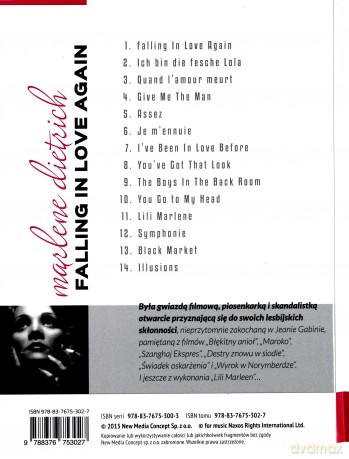 Marlene Dietrich (booklet) [DVD]