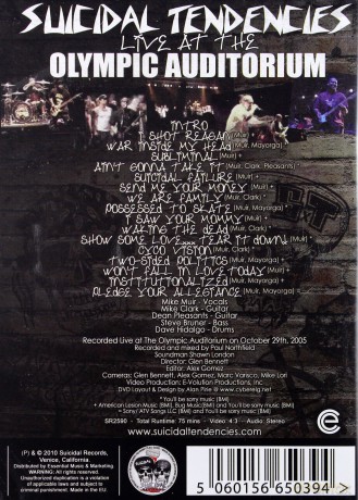 Suicidal Tendencies: Live at the Olympic Auditorium [DVD]