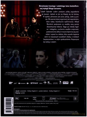 Millennium: Zamek z piasku, który runął (booklet) [DVD]