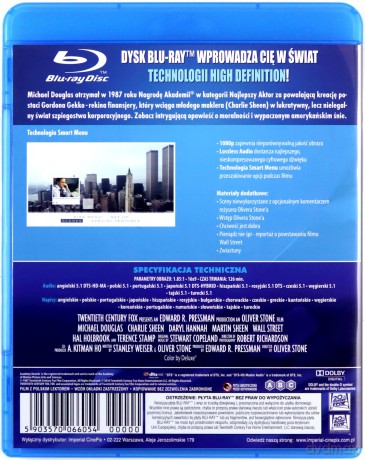 Wall Street [Blu-Ray]
