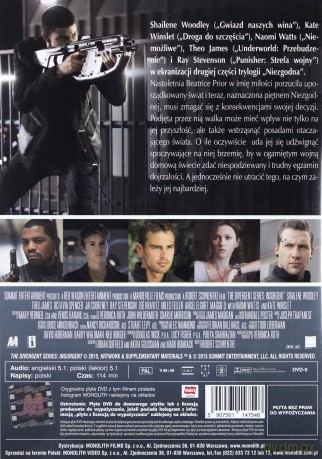 Seria Niezgodna: Zbuntowana [DVD]