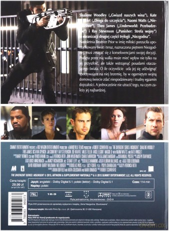 Seria Niezgodna: Zbuntowana [DVD]