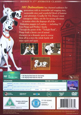 101 Dalmatians [DVD]