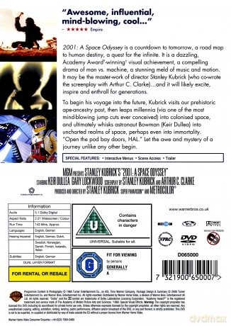 2001 A Space Odyssey [DVD]