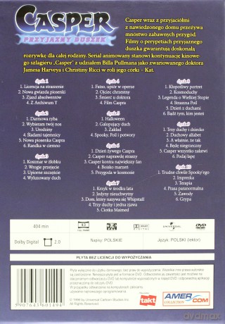 Casper - Przyjazny Duszek [BOX] [10DVD] (Kacper)