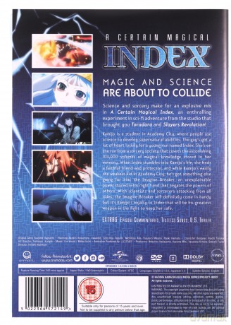 A Certain Magical Index Complete Season 1 Collection (Episodes 1-24) [DVD]