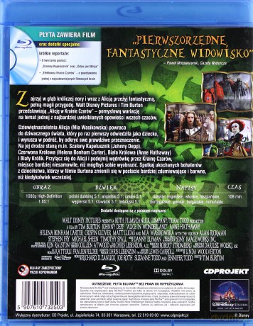 Alicja w Krainie Czarów (2010) [Blu-Ray]