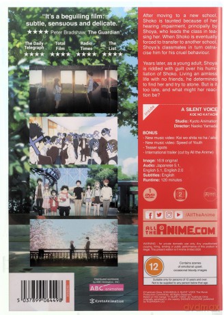 A Silent Voice - Standard [DVD]
