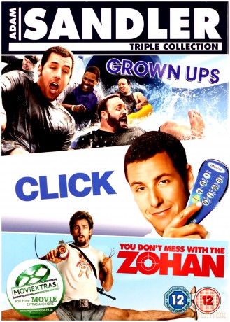 Adam Sandler: Grown Ups / Click / You don't mess with the Zohan (Klik: I robisz, co chcesz / Duże dzieci / Nie zadzieraj z fryzjerem) [3DVD]