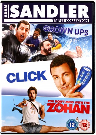 Adam Sandler: Grown Ups / Click / You don't mess with the Zohan (Klik: I robisz, co chcesz / Duże dzieci / Nie zadzieraj z fryzjerem) [3DVD]