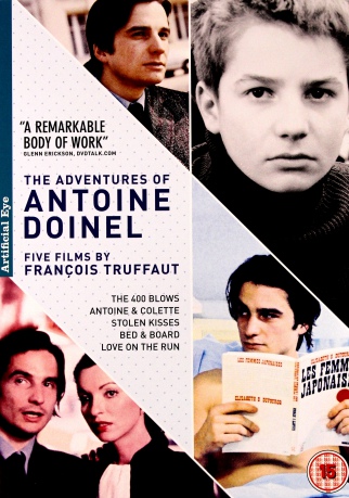 Adventures Of Antoine Doinel 5 Films By Francois Truffaut (Czterysta batów / Miłość dwudziestolatków / Skradzione pocałunki / Małżeństwo / Uciekająca miłość) [4DVD]