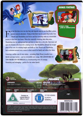 Adventures Of Tom Thumb And Thumbelina [DVD]