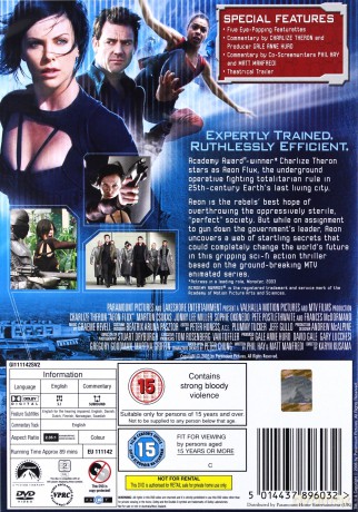 Aeon Flux The Movie [DVD]