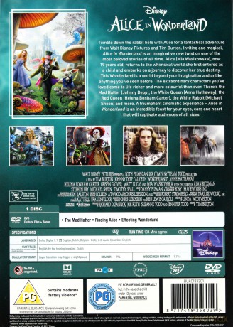 Alice In Wonderland (Alicja w Krainie Czarów) [DVD]