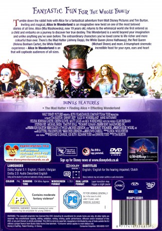 Alice In Wonderland [DVD]