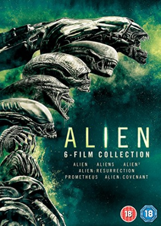 Aliens Boxset (6 Titles) (Obcy - 8. pasażer Nostromo / Obcy - decydujące starcie / Obcy 3 / Obcy: Przebudzenie / Prometeusz / Obcy: Przymierze) [6DVD]