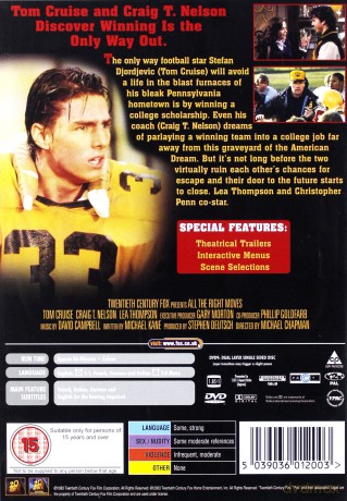 All The Right Moves [DVD]