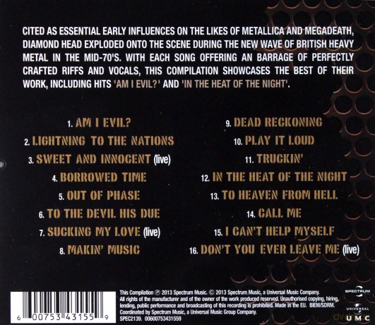Diamond Head: Am I Evil - The Best Of [CD]