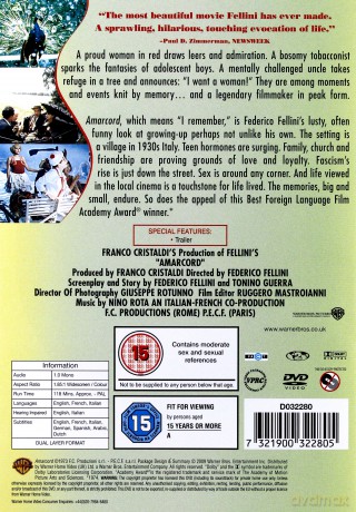 Amarcord [DVD]
