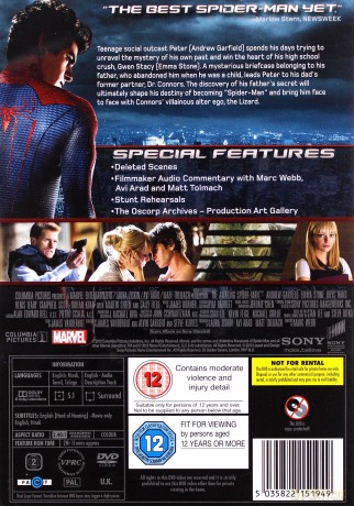 Amazing Spider-Man (Niesamowity Spider-Man) [DVD]