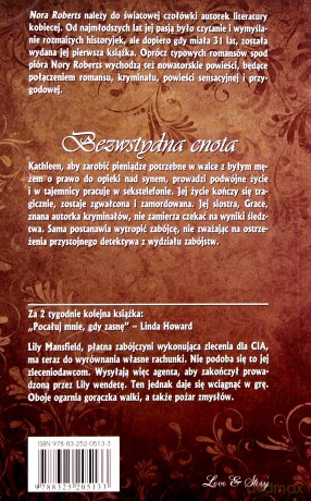 Thriller Romantyczny 04: Bezwstydna cnota - Nora Roberts [książka]