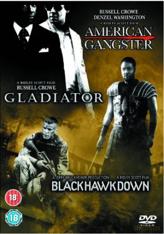 American Gangster / Gladiator / Black Hawk Down (American Gangster / Gladiator / Helikopter w ogniu) (steelbook) [3DVD]