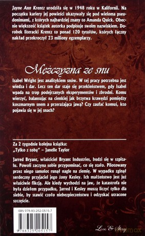 Thriller Romantyczny 06: Mężczyzna ze snu - Jayne Ann Krentz [książka]