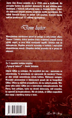 Thriller Romantyczny 09: Dom luster - Jayne Ann Krentz [książka]