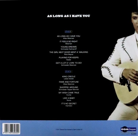 Elvis Presley: As Long As I Have You [Winyl]