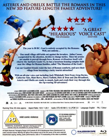 Asterix Obelix Mansion Of The Gods [Blu-Ray 3D]+[Blu-Ray]