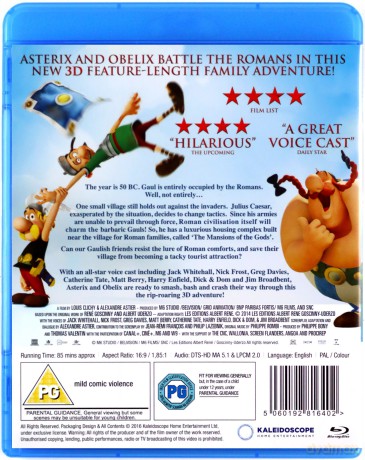 Asterix Obelix Mansion Of The Gods [Blu-Ray 3D]+[Blu-Ray]
