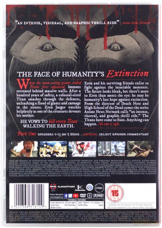 Attack On Titan: Complete Season One Collection [4DVD]