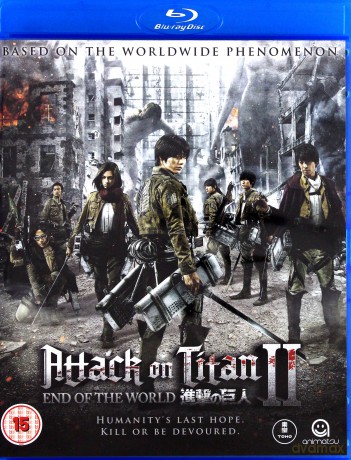 Attack On Titan: Part 2 - End Of The World [Blu-Ray]