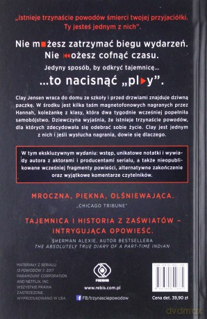 13 powodów (edycja specjalna) - Jay Asher [KSIĄŻKA]