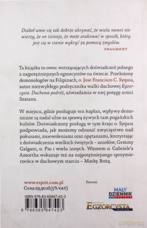 Egzorcysta. Duchowa linia frontu - Jose Francisco C. Syquia [KSIĄŻKA]