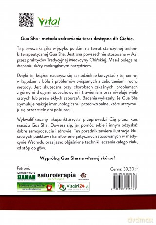 Gua sha chiński masaż uzdrawiający skuteczna alternatywa dla baniek - Clive Witham [KSIĄŻKA]
