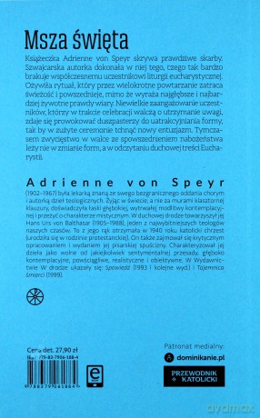 Msza święta - Adrienne Von Speyr [KSIĄŻKA]