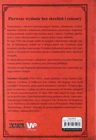 Pięć lat Kacetu - Stanisław Grzesiuk [KSIĄŻKA]