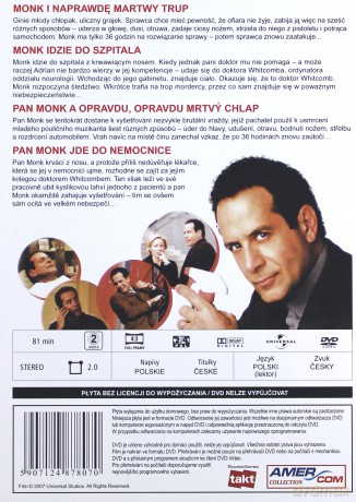Monk 64: Monk i naprawdę martwy trup / Monk idzie do szpitala (0) [DVD]