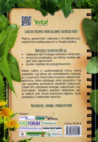 Smoothie z jadalnych roślin dziko rosnących. Witaminy, minerały i antyoksydanty prosto z natury - Evelyne Laye [KSIĄŻKA]