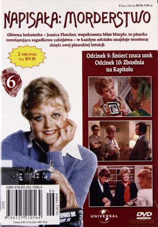 Napisała: Morderstwo 06: Śmierć rzuca urok / Zbrodnia na Kapitolu [DVD]