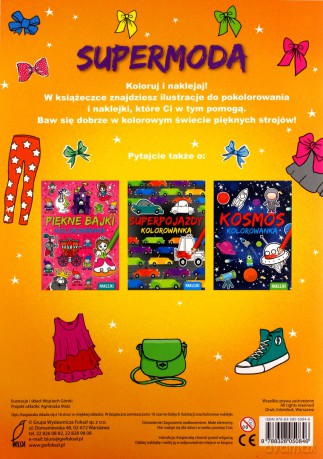 Supermoda kolorowanka [KSIĄŻKA]