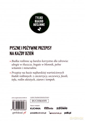 Tylko białko roślinne. Zielona Seria [KSIĄŻKA]