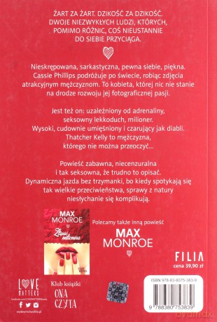 Zakochać się na zabój - Max Monroe [KSIĄŻKA]